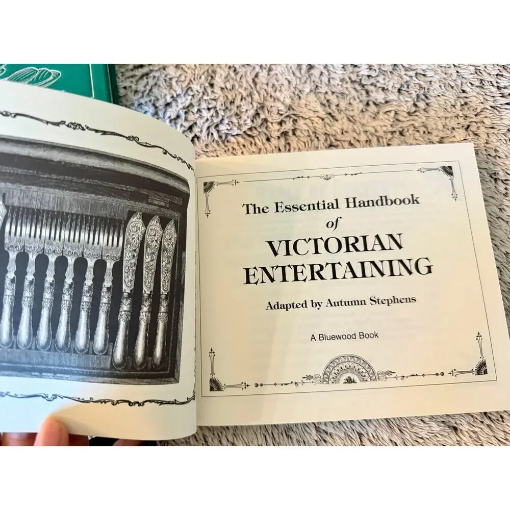 Downton Abbey Tea Cookbook Victorian Entertaining Book Lot of 2